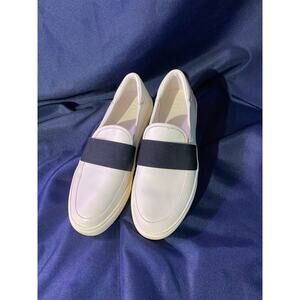 UGG White leather slip on shoes size 9 womens